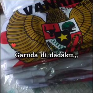 Kaos Anak Garuda Merah Putih Laki-laki & Perempuan vankids usia 1-10 tahun