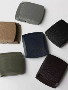 Belt Buckle Head No Metal Belt Buckle Plastic 3.8cm Trouser Belt Lead through Security Check Woven Nylon Ribbon Foxconn