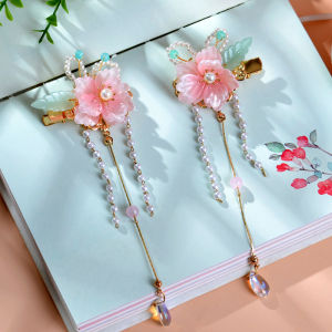 เครื่องประดับผมสไตล์โบราณสำหรับเด็ก หมุดผมแบบสองชิ้น เครื่องประดับผมสไตล์เทพธิดาสำหรับการแสดง หมุดผมแบบสองชิ้น