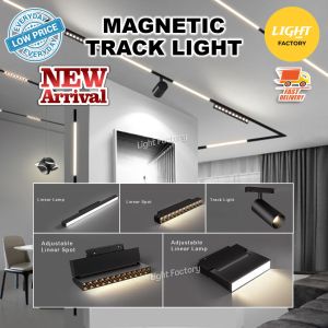 🔥NEW🔥 Smart Control 1M Magnetic Track Light Rail Recessed/Surface Type I Joint | U Joint | L joint Connector Accessories Headlight Connector Led Track Lighting Hot Wheels Track Connectors - Lazada