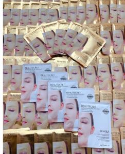 10 miếng mặt nạ thạch thủy tinh collagen dưỡng trắng cấp ẩm cho da