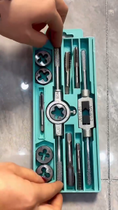 BenMaxx ชุดทำเกลียว ชุดต๊าฟเกลียว ดอกต๊าฟเกลียว ดอกสว่าน ( ชุด 12/20 ชิ้น M6-M12/M3-M12) NC สกรูต๊าป & ดายตั้ง ต๊าปเกลียวภายนอก ชุดด้ามต๊าปเกลียว พร้อมกล่อง