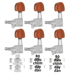 IRIN 3L 3R Acoustic Guitar Chỉnh Chốt Núm Bộ 6 Kim Loại ABS Đầu Máy Chỉnh Âm Phần & Phụ Kiện Guitar