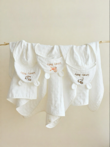 ANYOUBI | Cotton Breathable Absorbent Hooded Baby Bath Towel