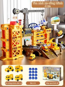 BEI JESS | Bộ Xe Đồ Chơi Giáo Dục Cứu Hỏa Cảnh Sát
