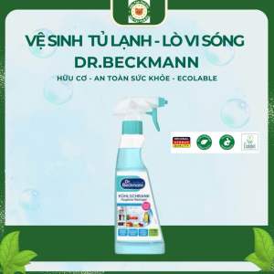 Chai Xịt Vệ Sinh Tủ Lạnh Tủ Đông Dr. Beckmann 250ml - Làm Sạch Hiệu Quả Khử Mùi Tối Ưu Với Công Thức Hữu Cơ An Toàn Công Nghệ NEOFRESH® Cho Không Gian Tủ Lạnh Thơm Mát Sạch Sẽ.