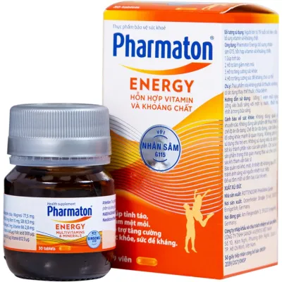 ✅[Chính hãng date mới] Viên Uống Bổ Sung Năng Lượng PHARMATON ENERGY xuất xứ Đức (Hộp 30 viên)