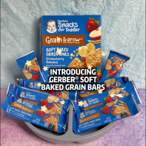 BB King Kong Gerber Snack Pack Soft Baked Bars 19G/Teether AppleStraw 4G/Teether BananaPeach 4G/Fruit & Veggie Bars 19G Baby Snacks嘉宝营养婴儿宝宝零食