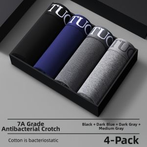 TUCANO | Antibacterial Cotton Boxer Shorts Mens 4-corner Briefs