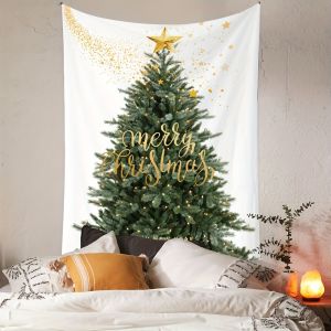 VIKAMA Christmas themed wall decoration holiday tapestry bedroom living room sofa wall background home decoration