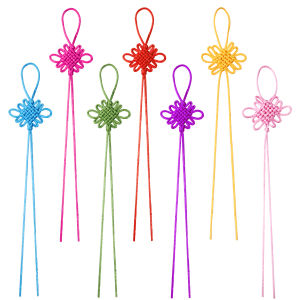 10pcs/lot Chinese Knot Tassel Silk Fringe Bangs Flower Tassel Trim Decorative Garment for Curtains Home Decoration Accessories