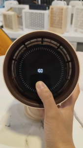 100 Speed Smart Clip Fan Bladeless Fan USB Charging Desktop Silent Wall Mounted Air Conditioner Table Fan for Office Camping