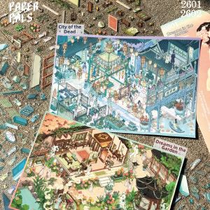 Traditional Style Miniature Scenery Stickers