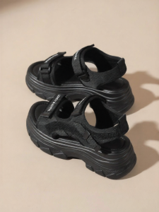 Josiny | Thick Sole Sporty Velcro Womens Sandals