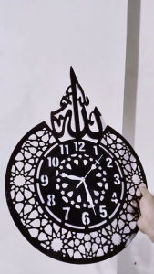 Jam Dinding Kaligrafi estetik/mesin jam sweep silent