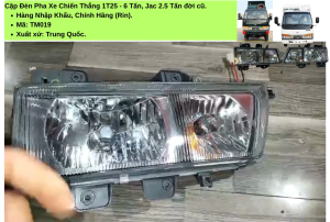 Cặp Đèn Pha Xe Hoa Mai Chiến Thắng JAC (đời cũ). Hàng Nhập Khẩu Chính Hãng (Rin) Siêu Sáng