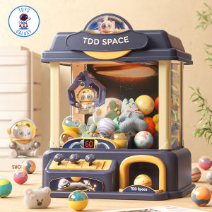 Máy Gắp Thú Bông Mini Phi Hành Gia - Điều Khiển Từ Xa Có Nhạc / Đèn Kèm Nhiều Thú Bông Dễ Thương