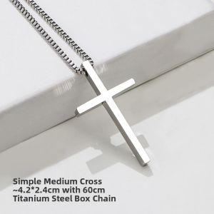 SHISHANGMEIDI | Non-Fading Cross Necklace Pendant