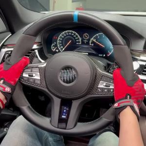 MC Fif For BMW F20 F21 F52 F40 F22Carbon Fiber Steering Wheel Magnetic Shift Paddle Magnetic Attraction Function Car Accessories