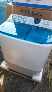 Mesin Cuci Dua Tabung Sharp 9.5 Kg ES T95CR Super Aqua Magic
