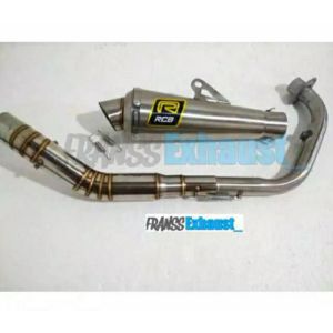 Knalpot Racing Rcb Cornelo Satria fu injeksi Cbr 150 r Sonic Gsx knalpot diameter inlet 50mm