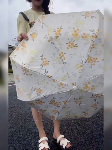 YOWXII🔥 Fully Automatic folding sun umbrella small portable womens sun umbrellas mini pocket umbrellas