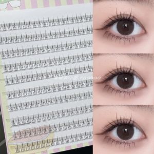 Dream Deer Lower Eyelash Single Cluster Small Flame False Eyelashes High Capacity Wild Cat Transparent Stem Natural Simulation
