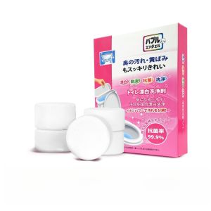 No-Brush Toilet Cleaning Block Bleaching Deodorizing Antibacterial Home Toilet Cleaner Slow Release Tablet for Household Use