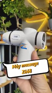 Máy mát xa cầm tay ZLIFE Z668 súng massage cầm tay mini đa năng chính hãng cao cấp 12 đầu matxa