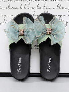 Casual Slip-On Sandals Womens Summer Fairy Tale Style Thick Heel Anti-Slip Wear-Resistant Soft Bottom Beach Vacation Flat Sandals