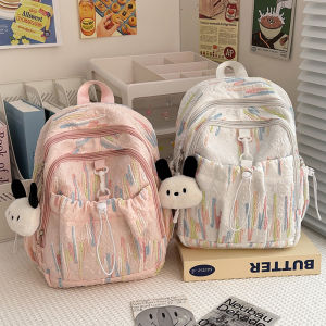 กระเป๋าเป้สะพายหลังเด็กนักเรียนน้ำหนักเบา กระเป๋าเดินทางฤดูร้อนสำหรับเด็กผู้หญิง กระเป๋าเป้สะพายหลังแบบสะพายไหล่คู่สำหรับเด็กชายและเด็กหญิง