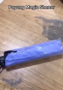 Payung Lipat Magic 3D - Payung Hujan Motif yang Muncul ketika Basah