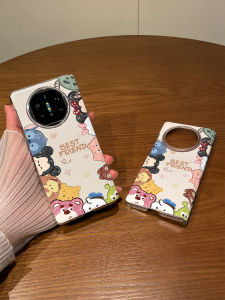 Huawei MateX5 Strawberry Bear Family Limited Edition Phone Case Full Cover Foldable Screen Protection Fashionable Ins Style