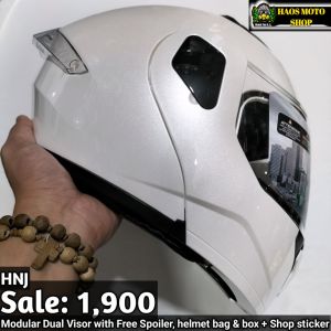 HNJ 937 modular helmet dual visor full face half face motorcycle helmet