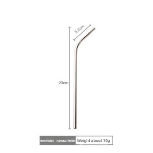 YOGEHOME | Eco-Friendly Stainless Steel Straws For Mason Jar Beverages Reusable