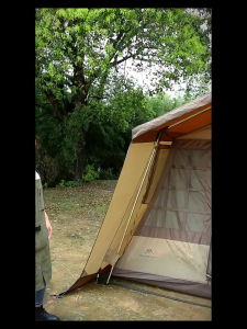 MOUNTAINHIKER 4 ~ 5 person Nishikawa Cabin Cottage Luxury Camping Tent House Double Layer Waterproof Sunproof