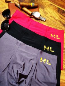 Ultra-Thin Breathable Boxer Briefs  God Pants Bamboo Fiber Modal Ice Silk Quick Dry Comfortable Underwear for Men