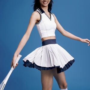 Áo Thun Polo Lưới Thể Thao Nữ Cổ Tròn Thoáng Khí Quần Short Quần Cầu Lông Quần Tennis Quần Áo Thể Thao Mùa Hè