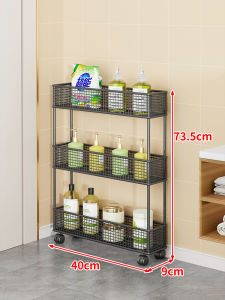 evesigar | Space-saving Slim Narrow File Organizer Multiple Layers Wheeled