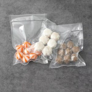 ( 100 Pcs ) Plastik Vacuum Polos Satuan 20 x 25 | Plastik Vacuum Tipe Polos | Vacum Bag Polos | Plastik Vakum Makanan Murah