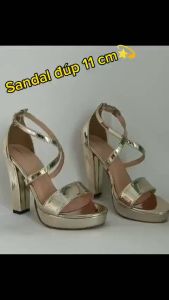 [HCM]xăng đan đúp gót vuông cao đi tiệc mới ND211