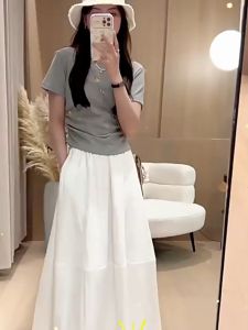 2025 Fashion Women's Top: New Style Blouse & Irregular Short Sleeved T-shirt