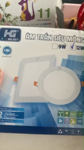 Đèn Led âm trần HG 9W 12W 18W vuông ánh sáng trắng