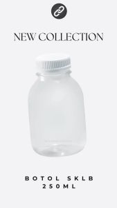 Botol Kale Gendut 250ml 19gr | Botol SKLB 250ml | Botol Chubby 250ml | Botol Kale Chubby 250ml isi 10PCS