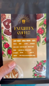 Enlighten Coffee Premium Light Roast - Honey Process - Beans from Mae Hong Son(HUAI HOM)