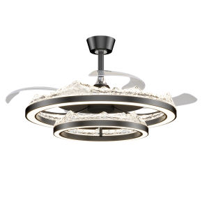 DGY | Invisible Silent Eye-protecting Italian Minimalist Luxury Ceiling Fan Light