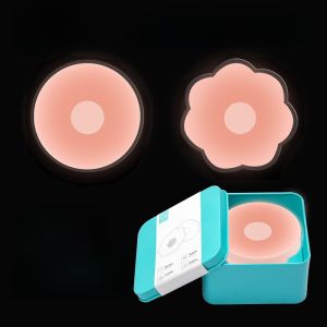 Silicone Nipple Covers Thin Summer Strapless Bra Womens Wedding Dress Prevent Exposure Chest Stick Ons Breathable Underwear