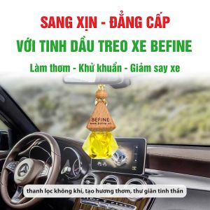Tinh dầu sả chanh treo xe Befine