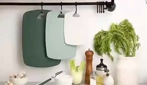 Bộ 3 Thớt Nhựa Kháng Khuẩn Nhiều Màu Hàng Cao Cấp - Chống Trơn Trượt