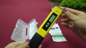 ปากกาทดสอบค่า pH ขนาดเล็กจอแสดงผลดิจิตอลเครื่องวัดค่า pH เครื่องวัดค่า pH แบบพกพา Portable PH Meter